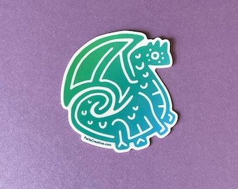 Dragon Spirit Animal Sticker | Waterproof Vinyl Decal