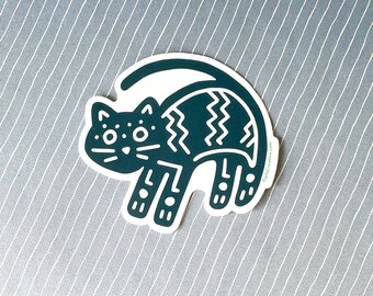 Cat Spirit Animal Sticker | Waterproof Vinyl Kitten Decal