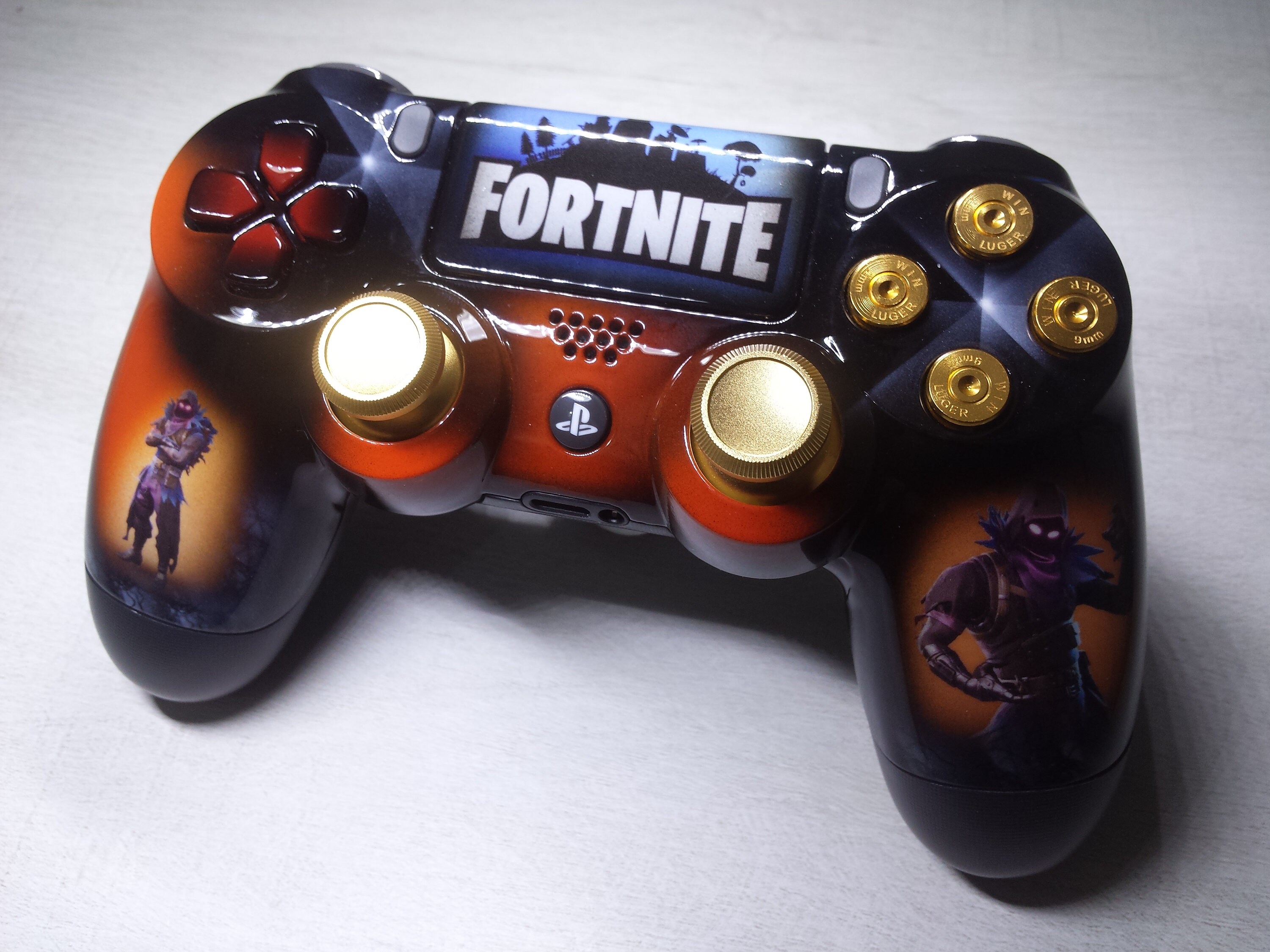 Custom Controller Playstation 4 Sony New Fortnite Etsy - 50