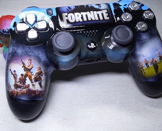 Custom Controller Playstation 4 Sony New Fortnite Etsy - 