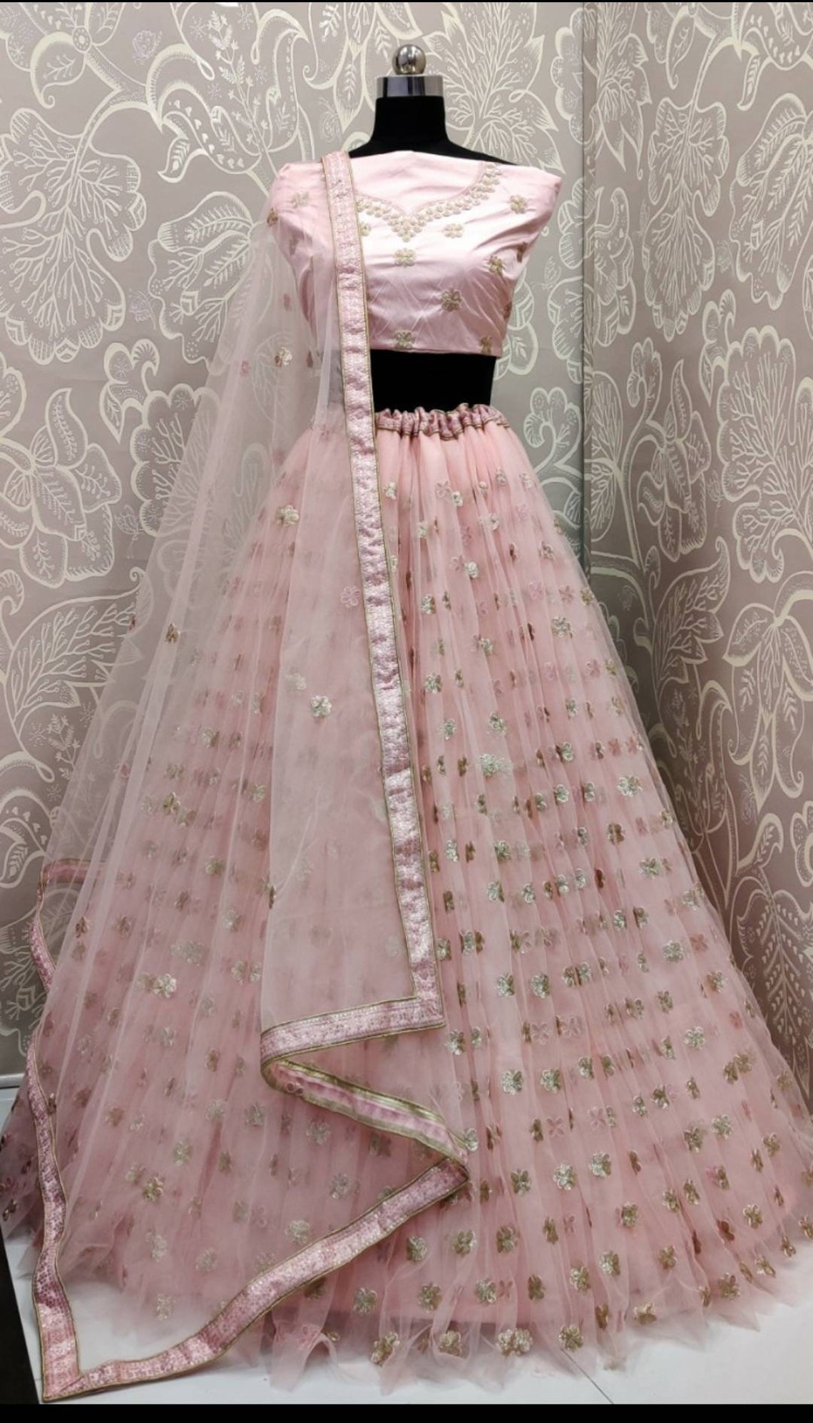 pastel shade lehenga