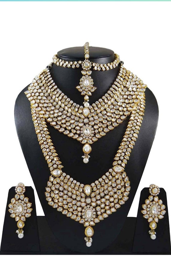 Dulhan kundan deals jewellery set