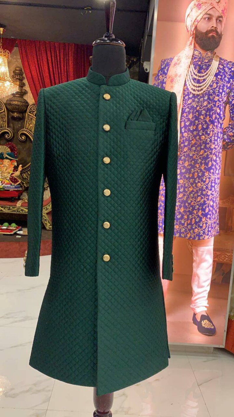 Wedding sherwani Groom outfit nawabi suit jodhapuri suit | Etsy