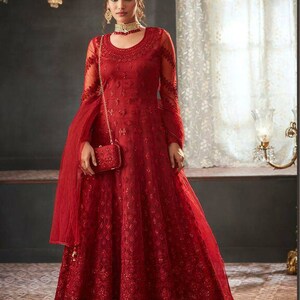 long gown frock suit