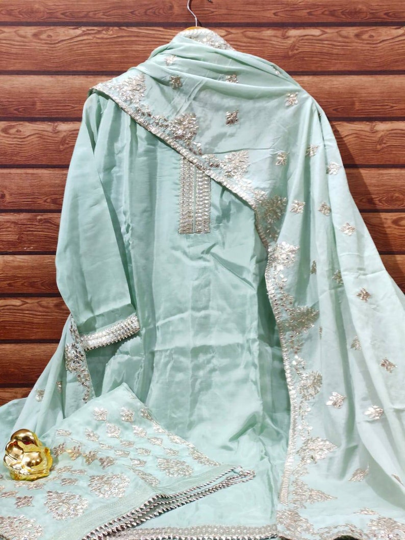 Kurti Palazzo suit kurta suit salwar kameez silk suit bridesmaids dress Indian Pakistan wedding sharara suit