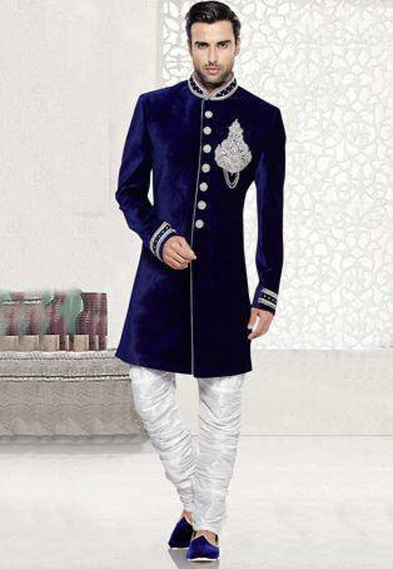 jinnah style sherwani