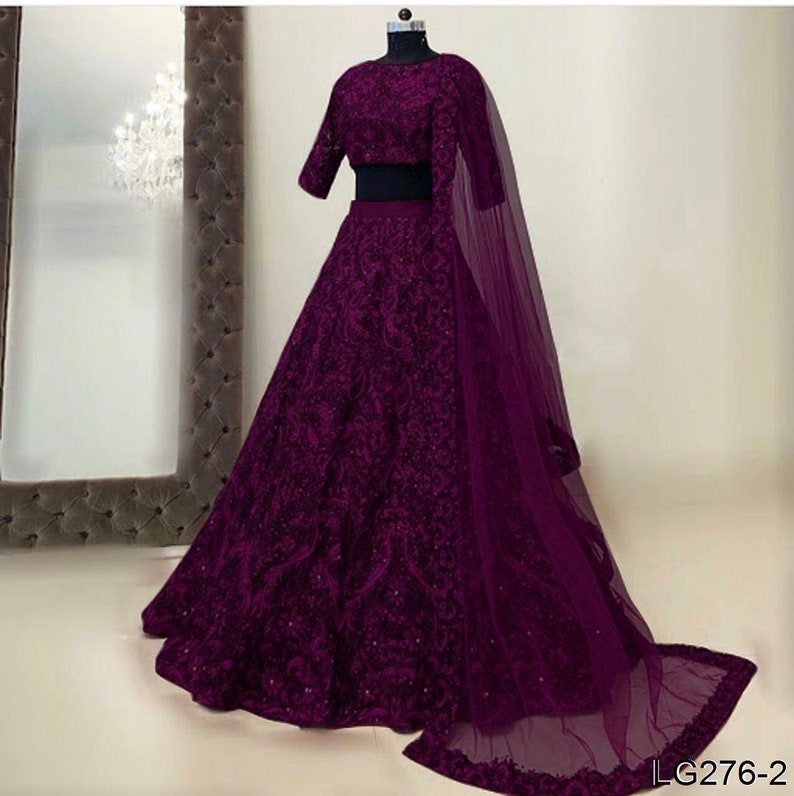 Designer lehenga choli Indian Pakistani wedding bridesmaids dress Ghagra choli chaniya choli
