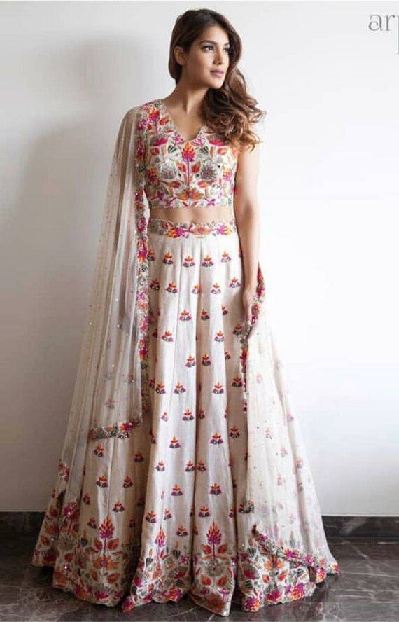 Indian Pakistani Gown lehenga for wedding Bridesmaid