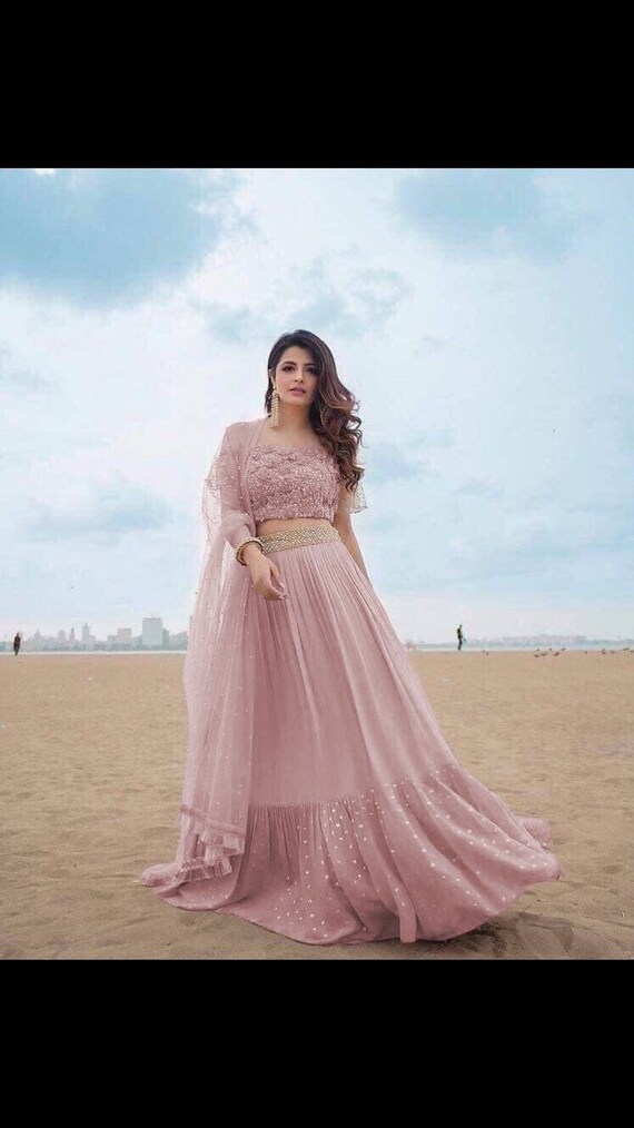 wedding crop top and skirt