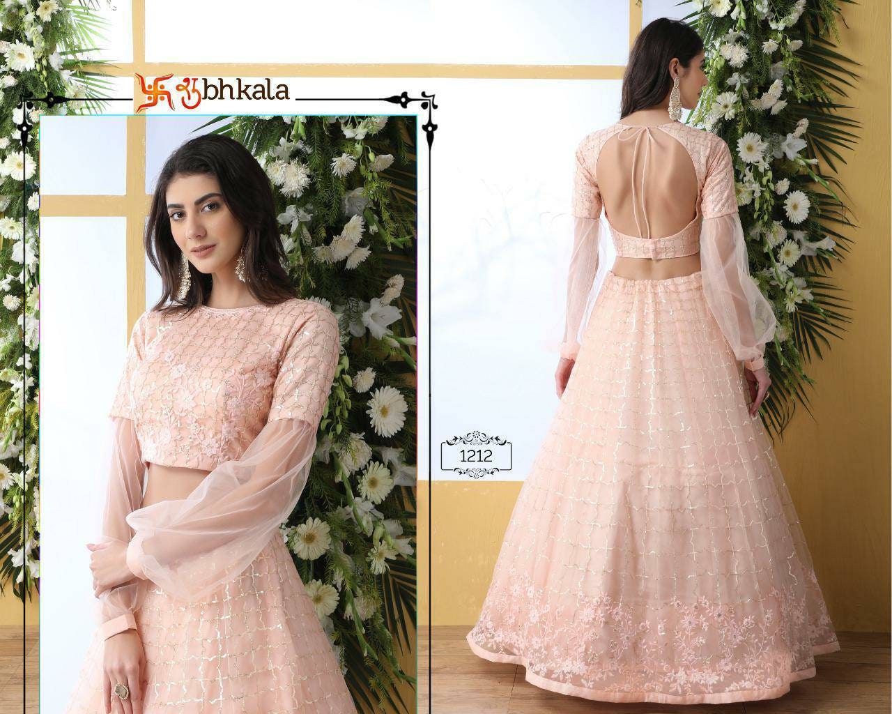 ghagra odhani design