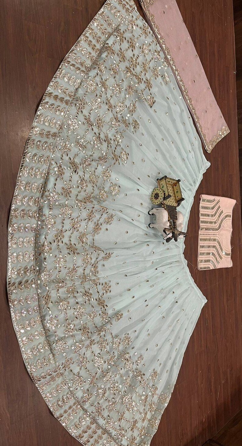 Designer Lehenga Choli Pastel Color Lehenga Indian Pakistani Etsy