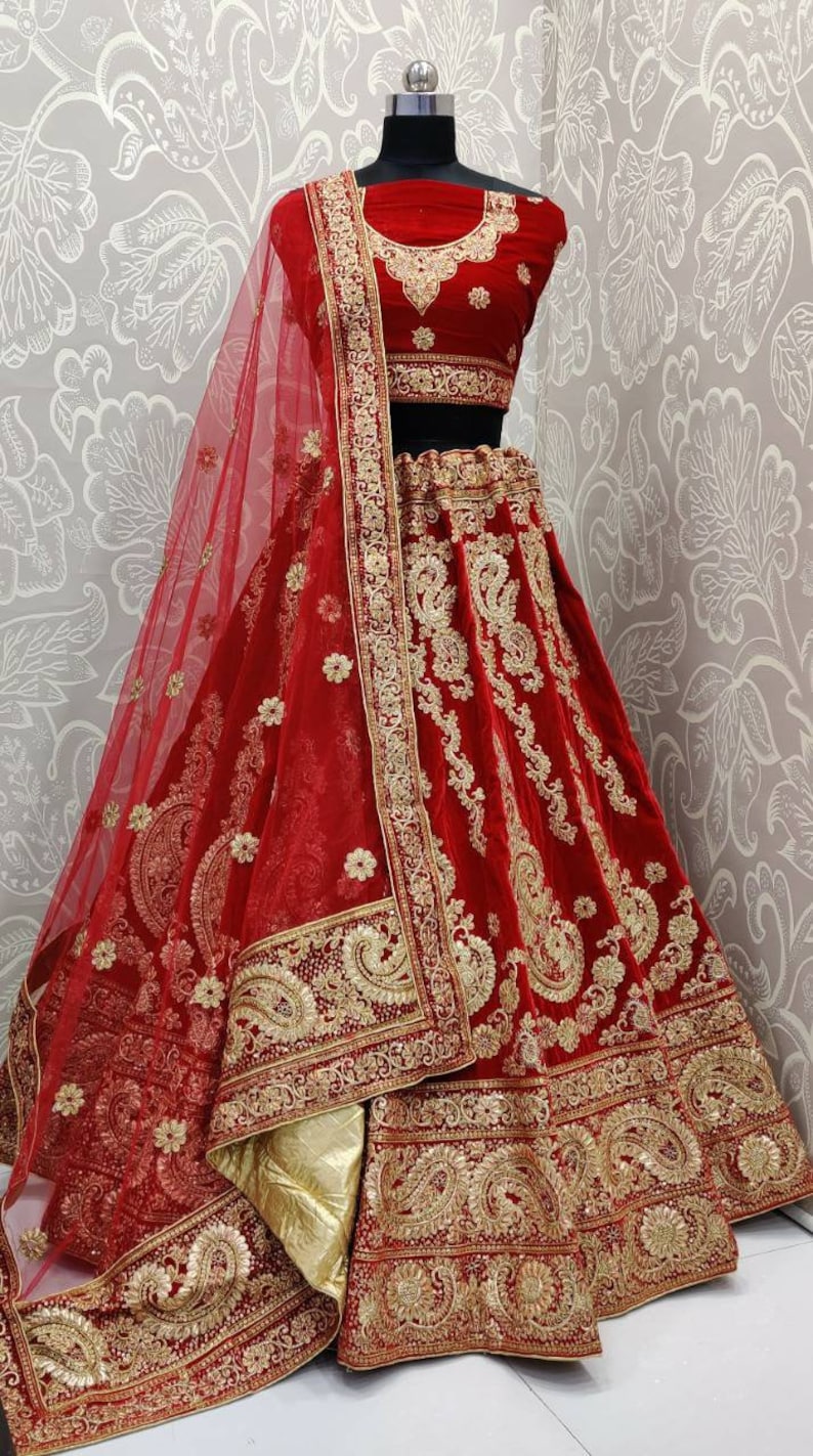 heavy bridal lehenga choli