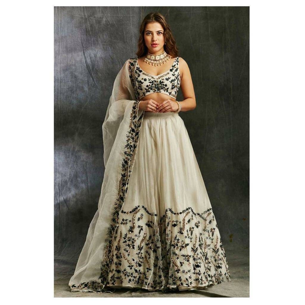 Thread Work Lehenga Choli Ghagra Choli Chaniya Choli Indian Etsy India