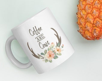 Café et Mug vaches | Une tasse de café | Tasse de vache | Les agriculteurs | Agriculteur cadeau | Tasse de ferme | Coupe de ferme | Tasse à café de vache | Cadeaux de ferme | Amateur de vache