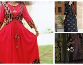 Printed Kurtis Jaipuri Indian Traditional Printed Multi color Cotton Women kurti M,Land XL,XXL size