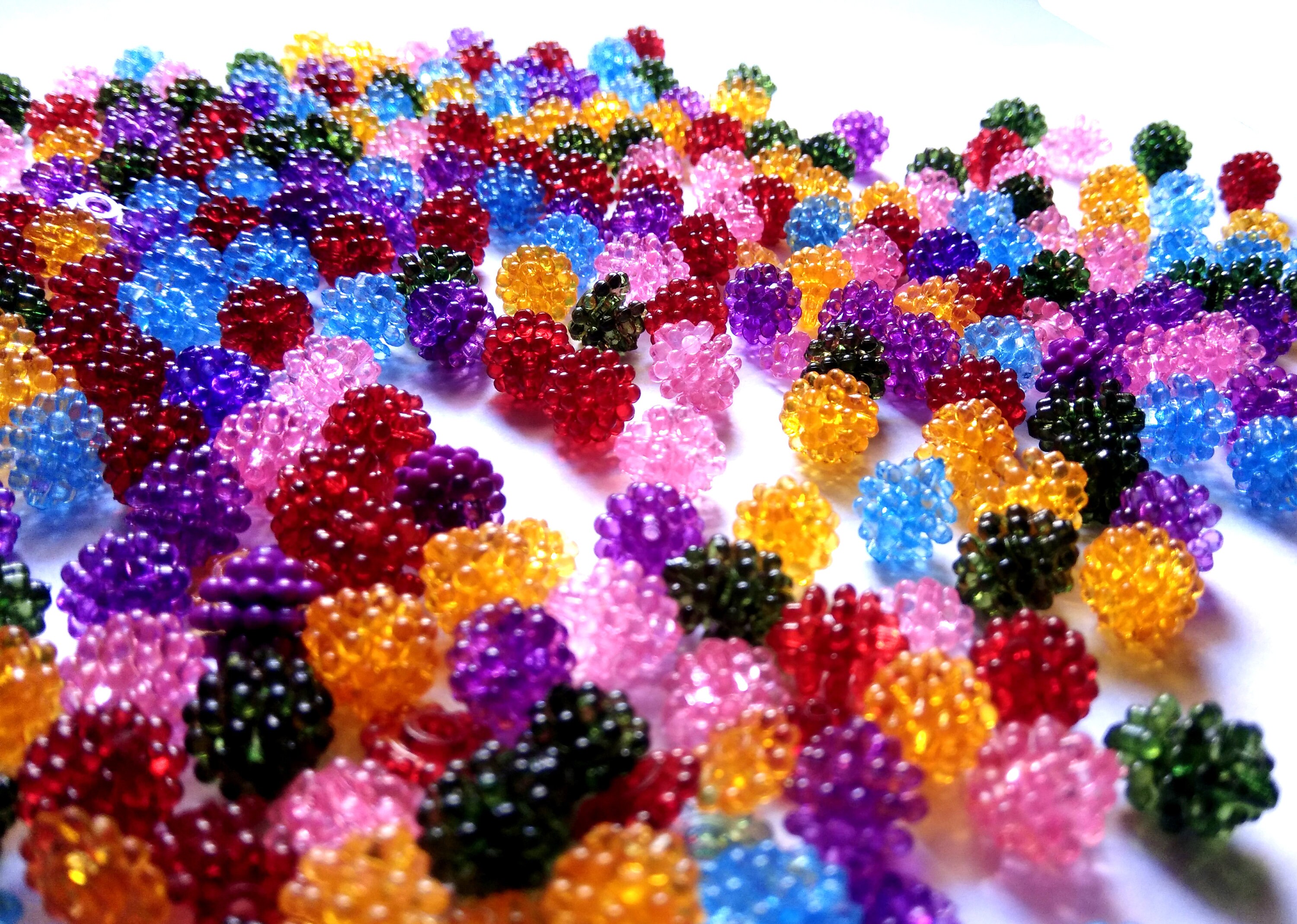 Glass beads Multi color 100 pcs 5mm size Etsy