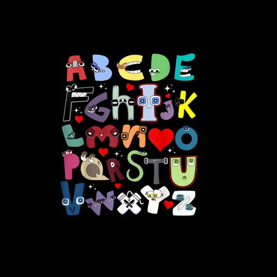 Alphabet Lore A-Z I Love You Letter for Kids Boys and Girls 