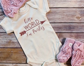 Custom Baby Girl Onesie
