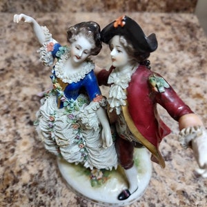 VOLKSTEDT DRESDEN Porcelain Figurine ‘1963’ RENARD. 8” Tall