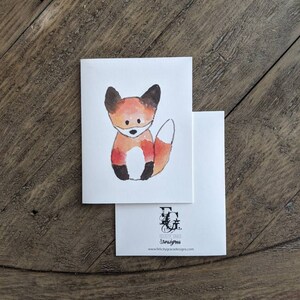Biglietto d'auguri Baby Fox