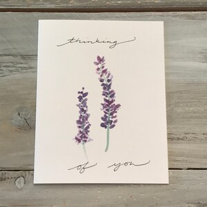 Je pense à vous Carte de vœux
