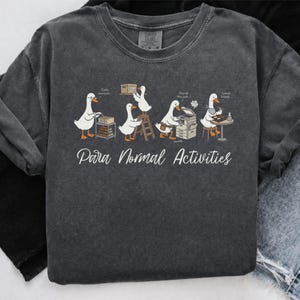 T-shirt couleurs confort pour paraprofessionnel, t-shirt paraprofessionnel pour activités normales, cadeau d'aide-enseignant Sped RBT