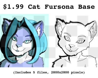 pic Furry Oc Base Template cat furry template