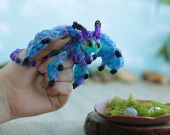 Dragon Wings Fire Dragon Toy of Rainbow Loom, Castle Dragon Figurine Montessori Toys, Fantasy Miniatures Stim Toy, Blue Dragon Plush