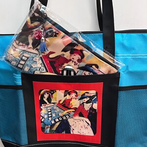 Mah Jong Card Bag/change purse set "Flapper Girl" image 2