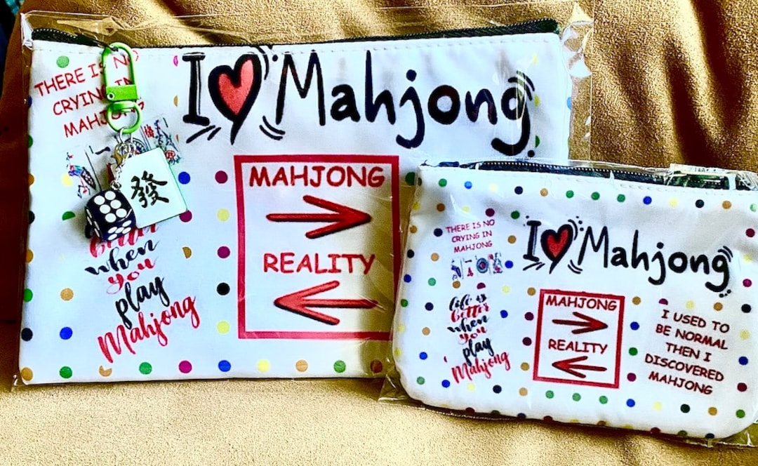 Large Mah Jong Quips Card Bag Set - Etsy