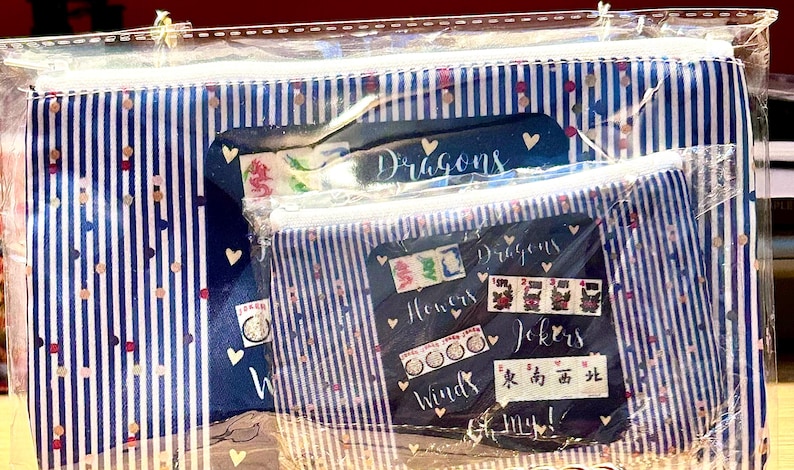 Mah Jong Card Bag/change purse set "Flapper Girl" image 6