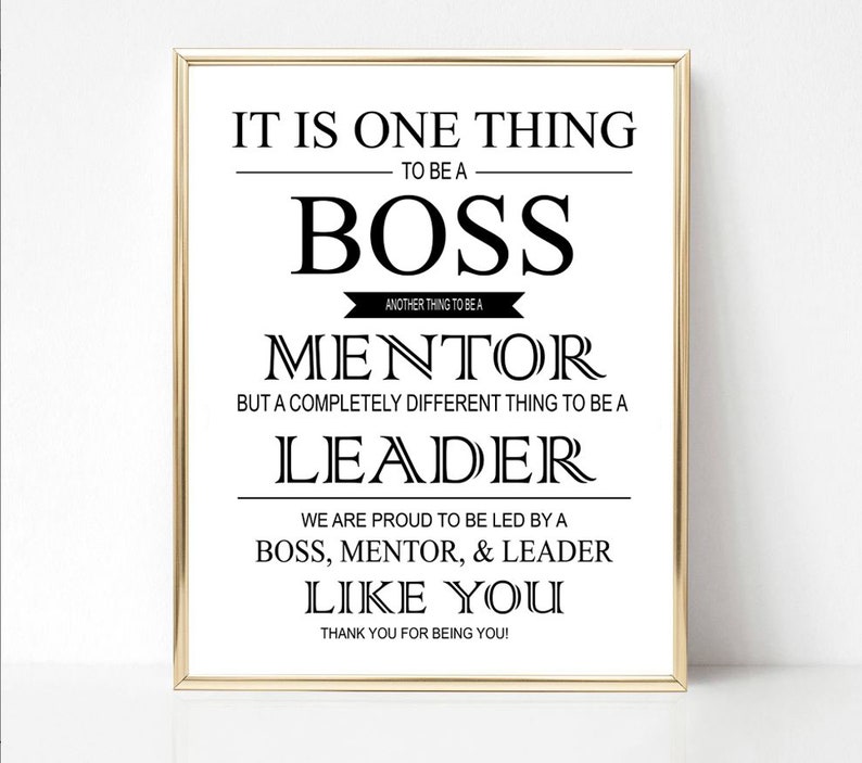 Digital Boss Thank You Gift we Best Boss Appreciation Gift Etsy