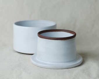 Stoneware French Butter Keeper