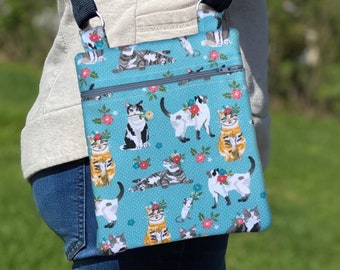 Shoulder Bag,Tosangn Cute Cat Zipper Closure Leather Cross Body Purse Handbag Messenger Bag Cat Shoulder Bag,Tosangn Cute Cat Zipper Closure Leather Cross Body Purse Handbag Messenger Bag Cat