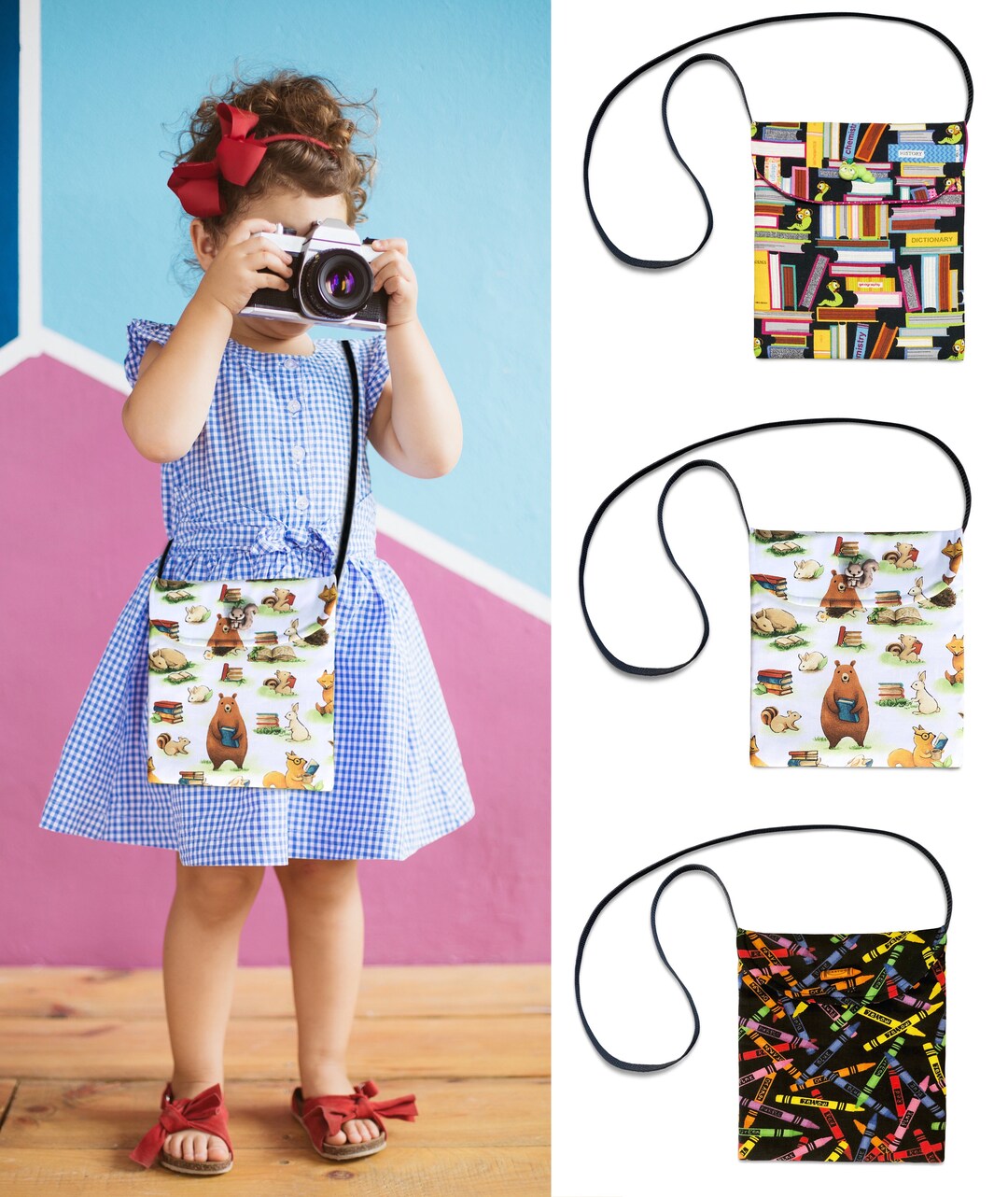 Kid's Crossbody Bag Little Girl School School Play Etsy