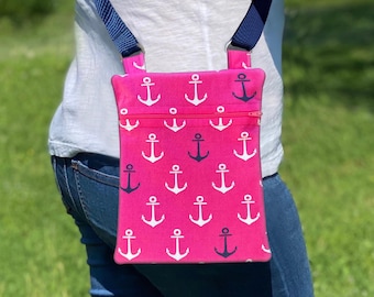 Nautical Crossbody Bag Anchor Purse