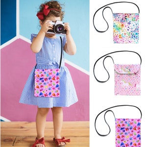 Sac à bandoulière licorne, cadeau panier de Pâques, cadeau licorne fille, sac à bandoulière enfant, sac à main petite fille, sac à main bandoulière enfant, sac à main pour jouer