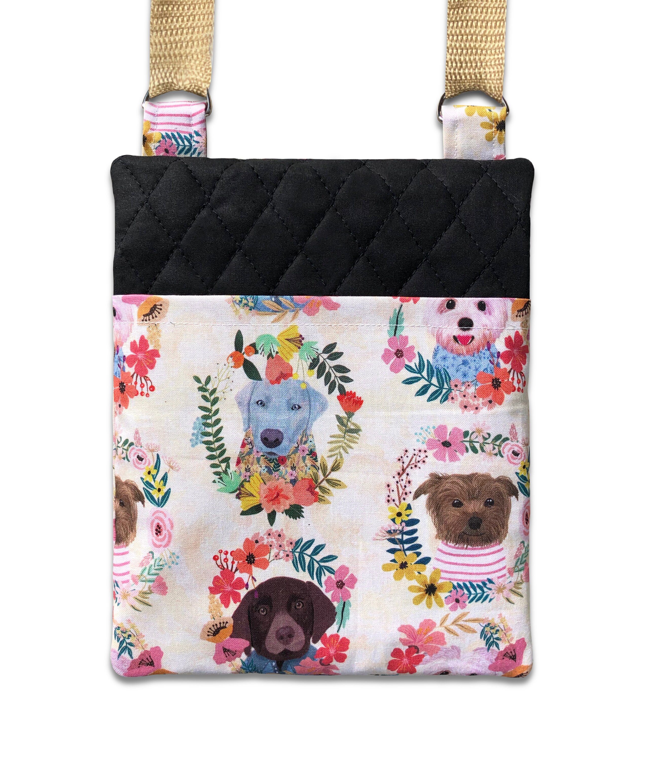 Dog Walking Bag with Bag Dispenser Blue Crossbody Bag Pink Etsy