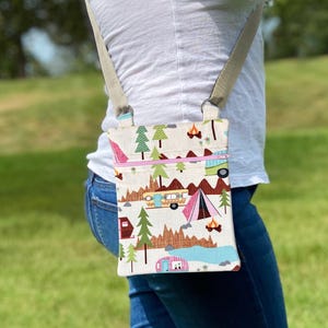 Crossbody Hiking Bag with Adjustable Strap - more patterns available image 4