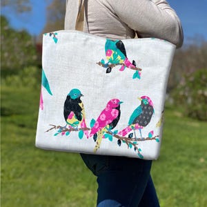 Bird Design Tote, Parrot Tote, Parrot Purse, Parrot Gift, Parot Design Bag, Parrot Crossbody Bag, Bird Design Purse, Bird Design Crossbody