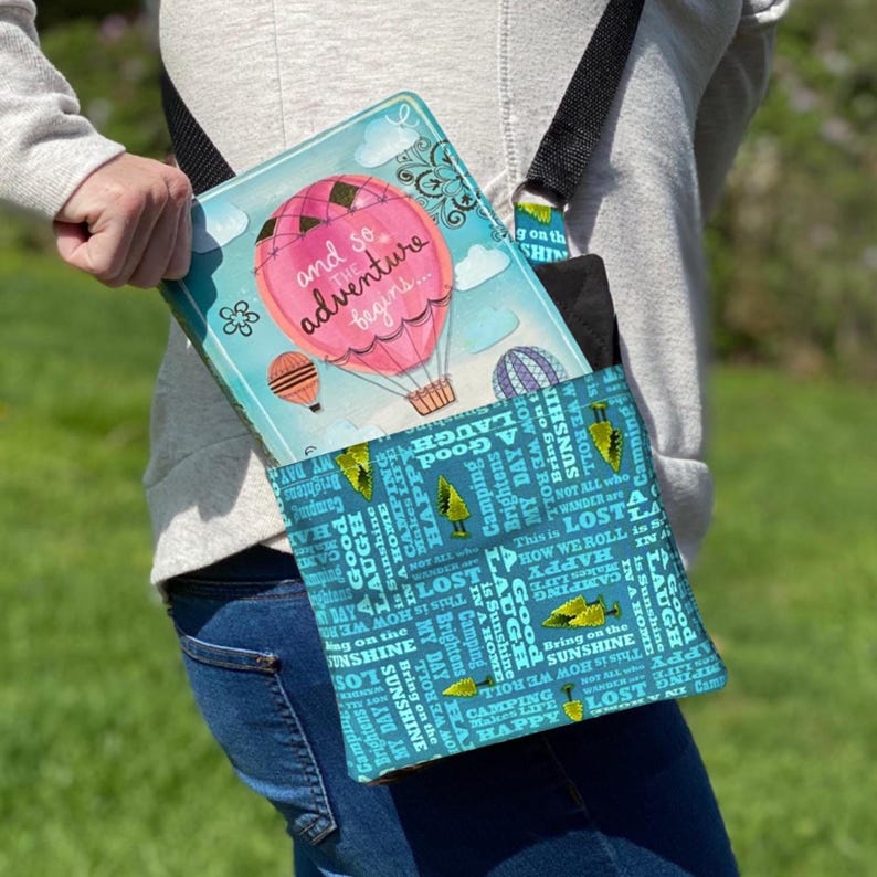 Crossbody Hiking Bag with Adjustable Strap - more patterns available image 6