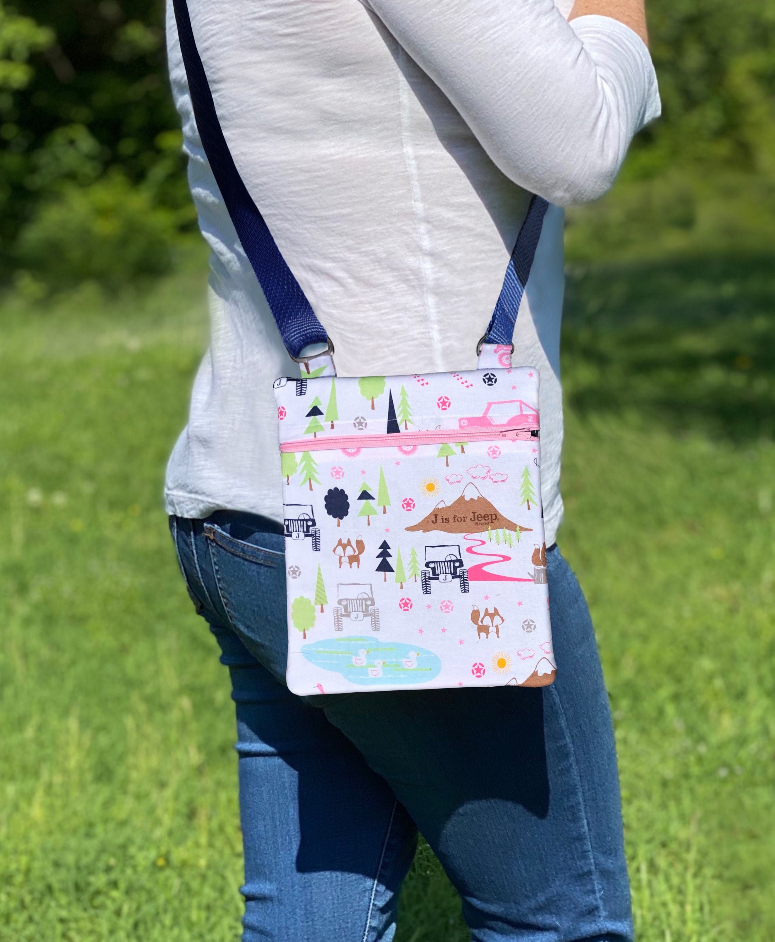 Jeep Crossbody Bag Jeep Wrangler Purse Jeep Mountain Bag Etsy