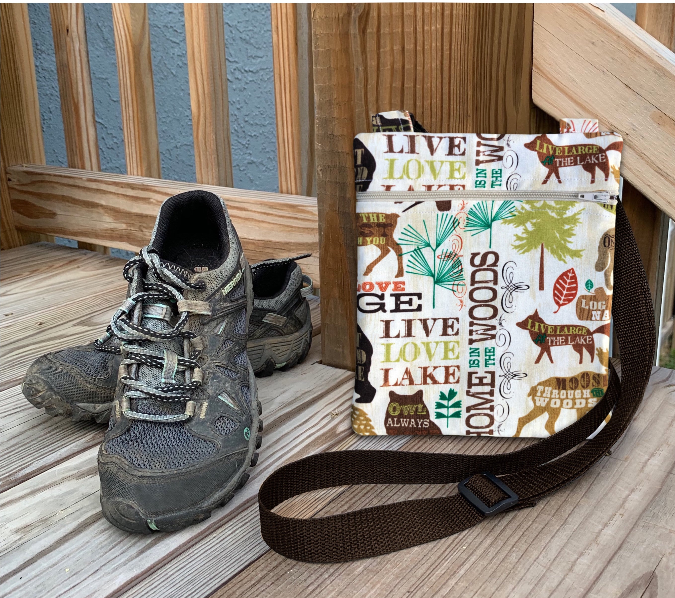 Hiking Crossbody Bag with Adjustable Strap Lightweight Hiking Etsy