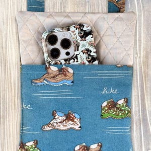 Crossbody Hiking Bag with Adjustable Strap - more patterns available image 14