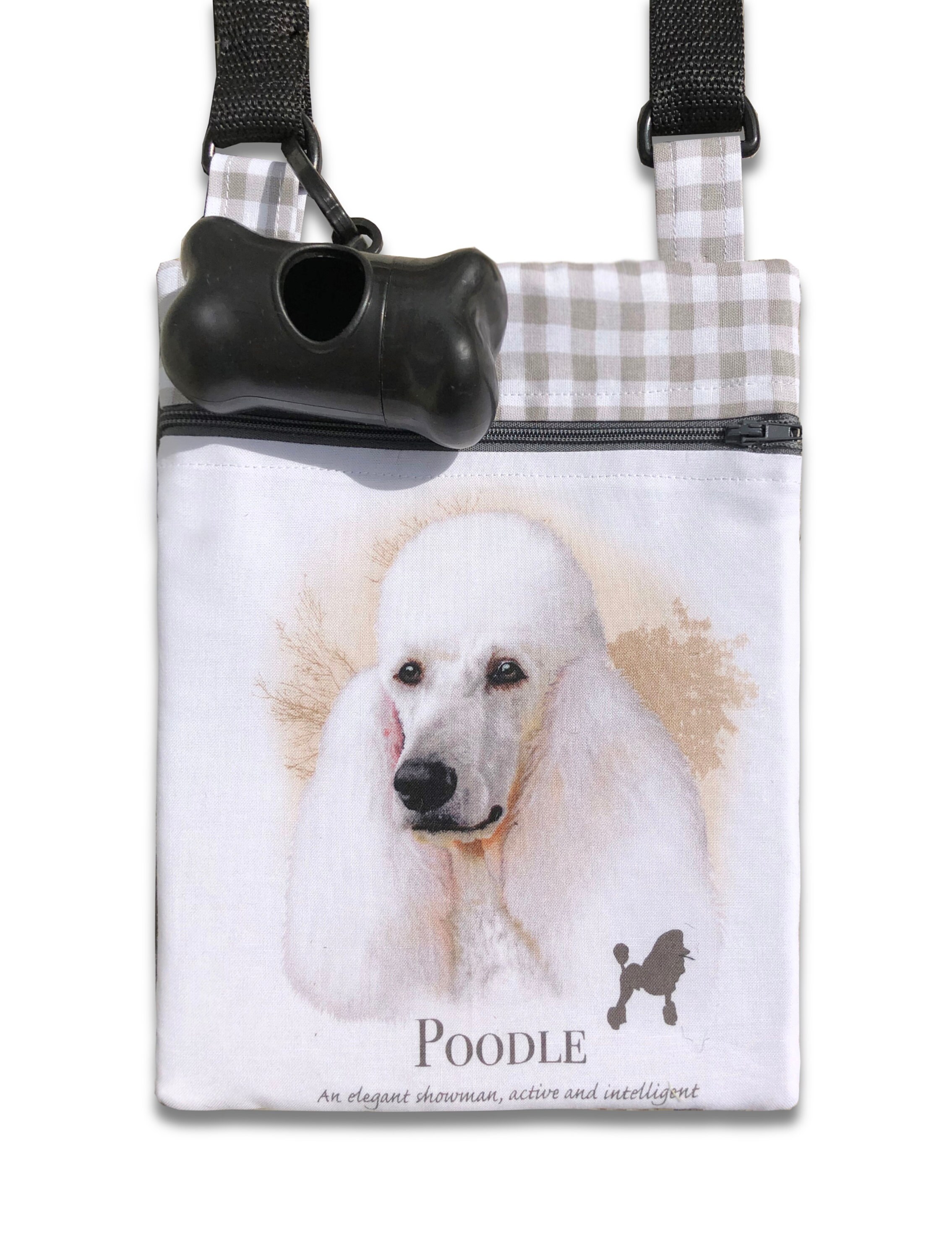 Poodle Dog Walking Bag With Poop Bag Dispenser Poodle Etsy