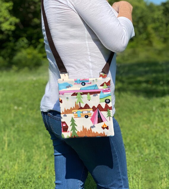 Hiking Crossbody Bag Glamping Crossbody Bag Camping Etsy
