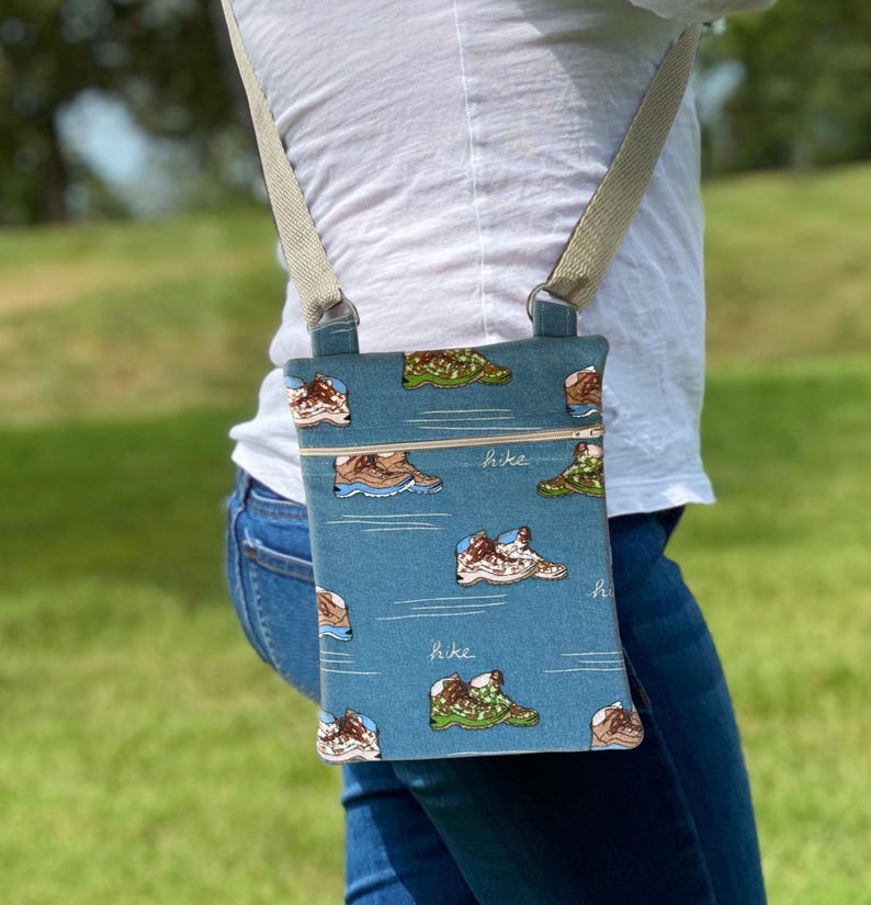 Crossbody Hiking Bag with Adjustable Strap - more patterns available image 2