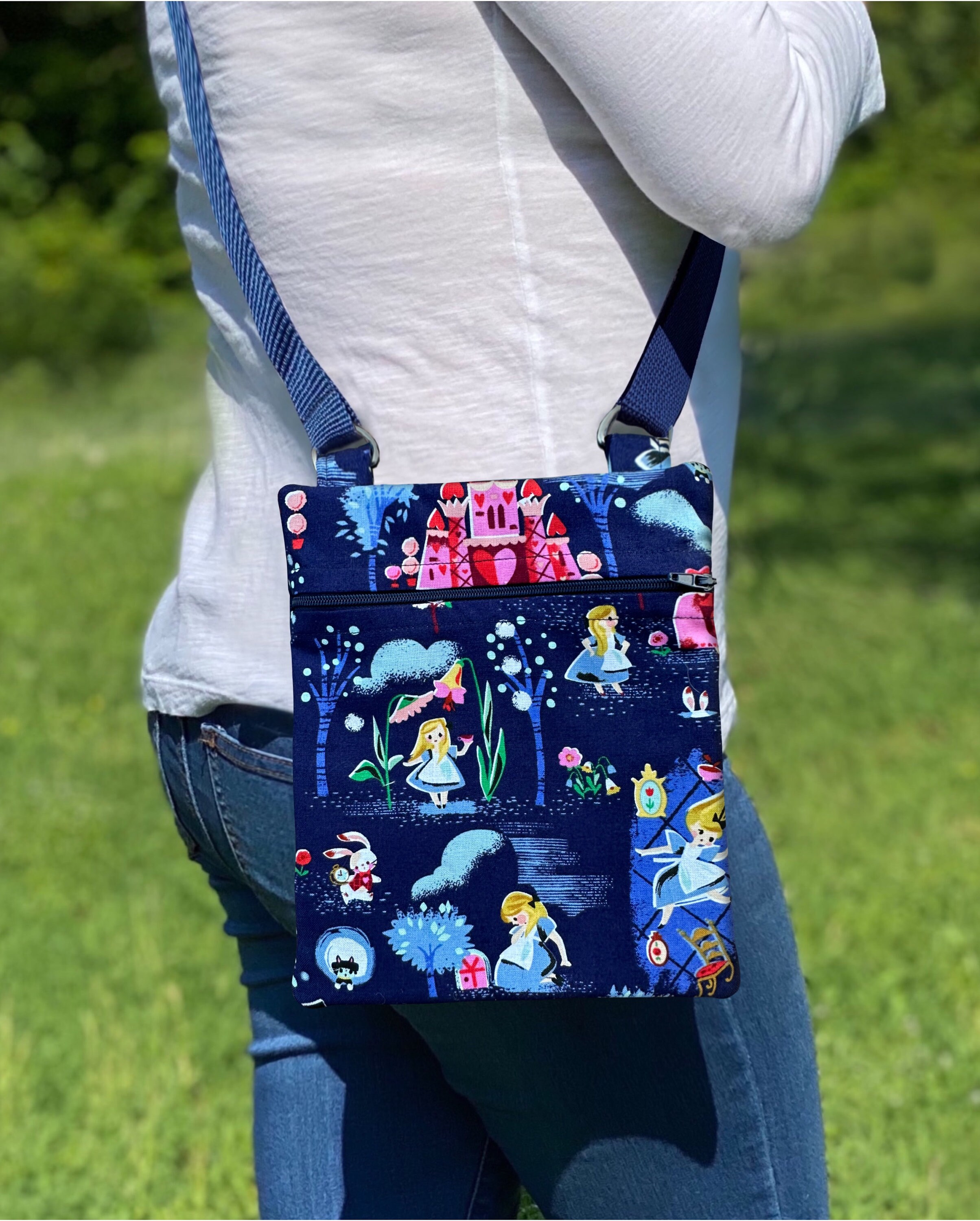 MI.I bolsa de mano pequeña de princesa de Disney para niña, 7 x 4.