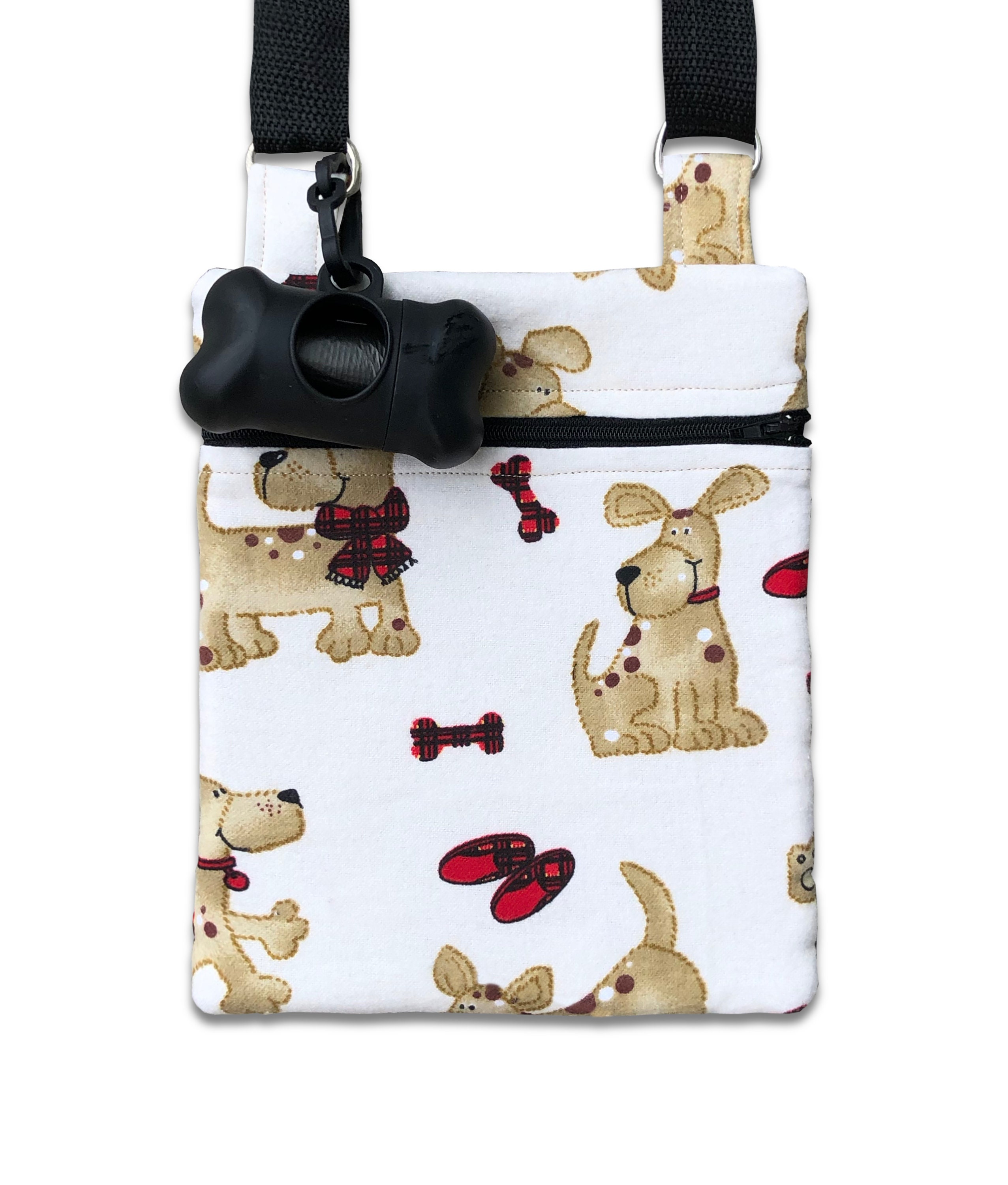 Dog Walking Bag with Doggy Bag Holder Dog Crossbody Bag Etsy