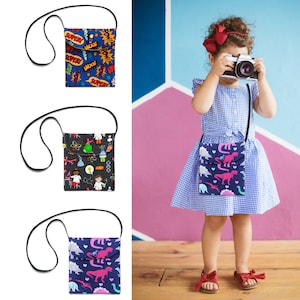 Dinosaurier Crossbody Tasche, Osterkorb Geschenk, Kinder Ostergeschenk, Dinosaurier Geschenk des Mädchens, Kinder Crossbody Tasche, Wissenschaft Kinder Geldbörse, Geldbeutel